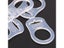 10 Pcs Button Silicone Ring Mam Pacifier Holder Mannequin Clip Adapter Carousel 1