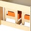 Kids Table and Chairs Set Storage Box Toys Play Desk Wooden Study Carousel 4