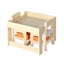 Kids Table and Chairs Set Storage Box Toys Play Desk Wooden Study Carousel 6