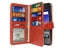 HTC Desire 10 Pro Double Wallet leather case 9 Card Slots Carousel 11