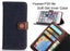 Huawei P20 lite case ultra slim retro jeans wallet case Carousel 1