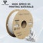 White 3D Printer PLA Filament Pro 1.75mm Hyper Flexible Cardboard Spool Printing Carousel 1