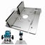 Router Table Insert Plate Woodworking Benches Router Table Miter Gauge Guide Carousel 10