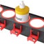Wall Mount Spray Bottle Rack Hanging Aerosol Can Holder Workshop Garage Storage Carousel 9