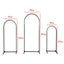 3Pcs/Set Arch Door Wedding Backdrop Stand Party Garden Flower Plants Rack Decor Carousel 9