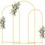 3Pcs/Set Arch Door Wedding Backdrop Stand Party Garden Flower Plants Rack Decor Carousel 1