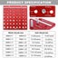 28 Thread Checker Nut and Bolt Size Screw Identifier Gauge with Standard Metric Carousel 6