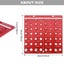 28 Thread Checker Nut and Bolt Size Screw Identifier Gauge with Standard Metric Carousel 7