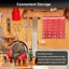28 Thread Checker Nut and Bolt Size Screw Identifier Gauge with Standard Metric Carousel 10