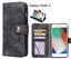 Galaxy Note 2 case retro leather wallet case Carousel 1