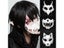 Halloween Half-face Mask Cos Dragon God Tiger Night Fork Tengu Man Wolf Carousel 3