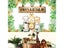 Jungle Animals Backdrop For Birthday Decorations Boy/Girl 1st Carousel 4