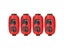 1/2/4pcs 10 Inch Hot Pot Sushi Lantern Japanese Style Printing Waterproof Bar Carousel 1