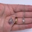925 Sterling Silver Cat's Eye Stone Necklace "Trinity" (Pink) Carousel 3