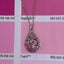 925 Sterling Silver Cat's Eye Stone Necklace "Trinity" (Pink) Carousel 4