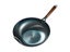 Flat Bottom Wok Pan 13.5" Woks And Stir Fry Pans Blue Iron Cookware Traditional Carousel 1