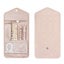 Foldable Jewelry Case Jewellery Pouch For Journey Organiser Travel -Pink Carousel 1