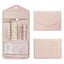 Foldable Jewelry Case Jewellery Pouch For Journey Organiser Travel -Pink Carousel 4