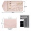 Foldable Jewelry Case Jewellery Pouch For Journey Organiser Travel -Pink Carousel 7