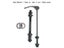 25mm Hub Quick Release Skewers For Bike Front Rear Wheels Carousel 4