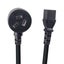 3M 3-Pin TAPON Ended Plug IEC C13 Female Connector 10A SAA Power Cord 1.0mm Carousel 3