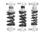 150/125/100mm 500/600/750/1200lb Bike Spring Shocks Absorber Suspension Damper Carousel 2