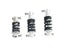 150/125/100mm 500/600/750/1200lb Bike Spring Shocks Absorber Suspension Damper Carousel 7