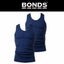 Mens Bonds Bulk 9 Pack Chesty Navy Blue Singlet Singlets Sz S M L Xl 2Xl 3Xl 4Xl Carousel 3