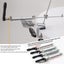 Professional Knife Sharpener w/ 10 Whetstones and Gloves 360?a Flip Sharpen Kit Carousel 7