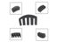 5 Claws Cello Mute Silencer Sound Attenuating Musical Instrument Perfect Volume Carousel 6