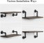 Wall Shelf Brackets Industrial Pipe Shelves Bracket Carousel 4