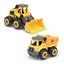 40pc Construct IT Buildables 2-in-1 Site Vehicle Truck Set w Case Kids 3+ YLW Carousel 3