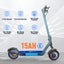 Promotion! 45KM 32KM/H -Turning Indicator-10'' Tire-Electric Scooter E9 MAX Carousel 4