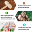 20X Wooden Mini Hammer Mallet Kids Flat Head Toy Carving DIY Ornaments Toy Carousel 10