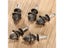 5pcs Metal Handle Pull Knob 30*23mm Antique Bronze Single Hole Screw Drawer Carousel 3