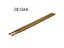 2B 5B 5A 7A OAK 5B 7A Maple Drum Sticks 1 12 Pair With Nylon Tip Carousel 7