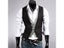 Mens Suit Vest Slim Casual Business Groomman Wedding Oversized Vests Carousel 2