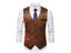 Vintage Imitation Leather Single-breasted Men Casual Vests Jacket Autumn New Carousel 2