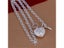 DOTEFFIL 925 Sterling Silver AAA Zircon Heart Bracelet Necklace Ring Set For Carousel 5
