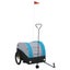Bike Trailer Black and Blue 45 Kg Iron Kaoak Carousel 11