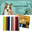 12x Pet ID Bands Kitten Tags Whelping Puppy Dog Identification Tags Collar Carousel 2