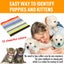 12x Pet ID Bands Kitten Tags Whelping Puppy Dog Identification Tags Collar Carousel 5
