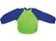 Silly Billyz Small Fleece Long Sleeve Bib (Lime/Royal) Carousel 1