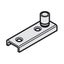 Hafele Slido D-Line11 Floor Guide Roller for U Shaped Track 940.42.032 Carousel 1