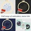 3 Sets Embroidery Starter Kit,Cross Stitch Set, Stamped Embroidery Kits Carousel 4