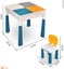 Multifunctional kids Building Blocks Activity table Carousel 6