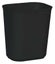 RUBBERMAID COMMERCIAL PRODUCTS Wastebasket, Rectangular, 3-1/2 gal., Black 5M741 Carousel 1
