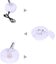 LED Fire Tree Silver Lantern with Base Carousel 4