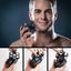 Electric Head Shavers Upgraded 7 Floating Heads Razors with Nose Ear Trimmer Carousel 4