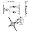 TV Wall Mount Full Motion 32 - 60 inch Carousel 5